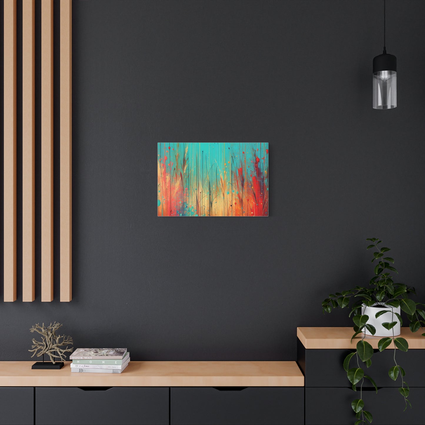 Vibrant Abstract Landscape - Matte Canvas, Stretched, 1.25"