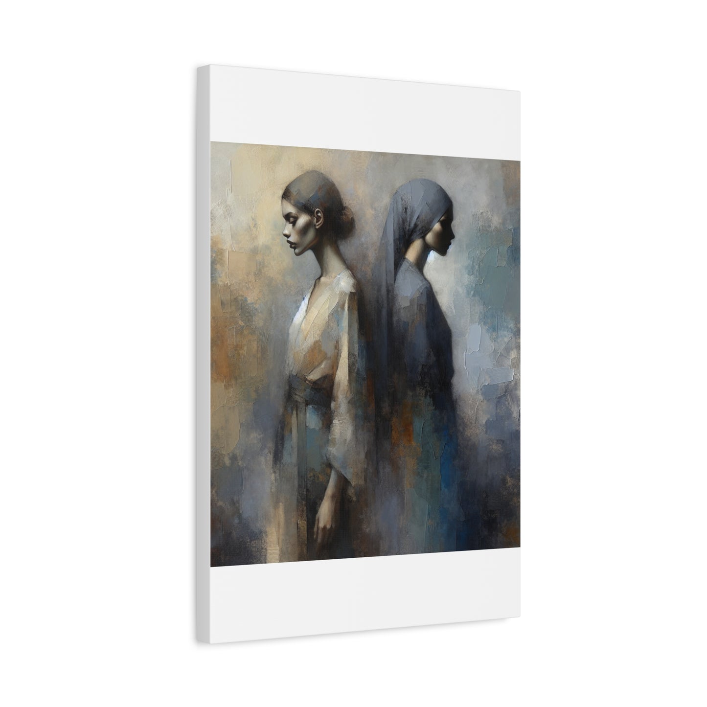 Matte Canvas, Stretched, 1.25" - Abstract Portraits in Contrast