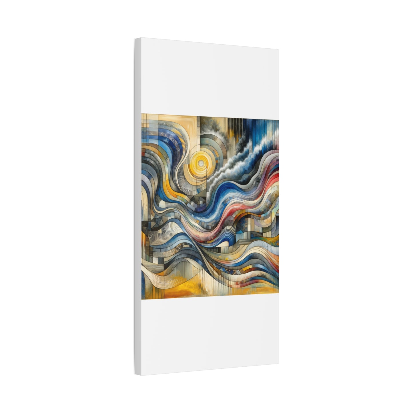 Abstract Waves - Matte Canvas, Stretched, 1.25"