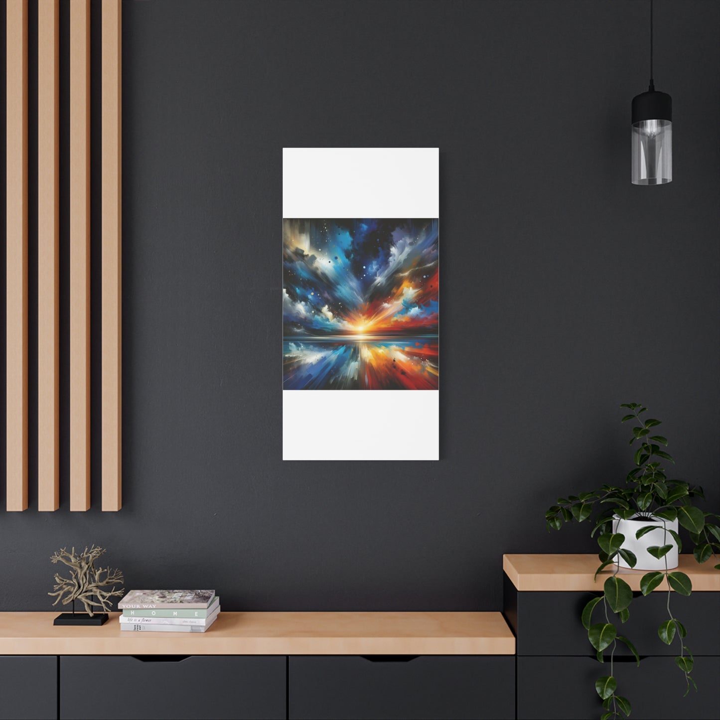 Vibrant Cosmic Sunrise - Matte Canvas, Stretched, 1.25"