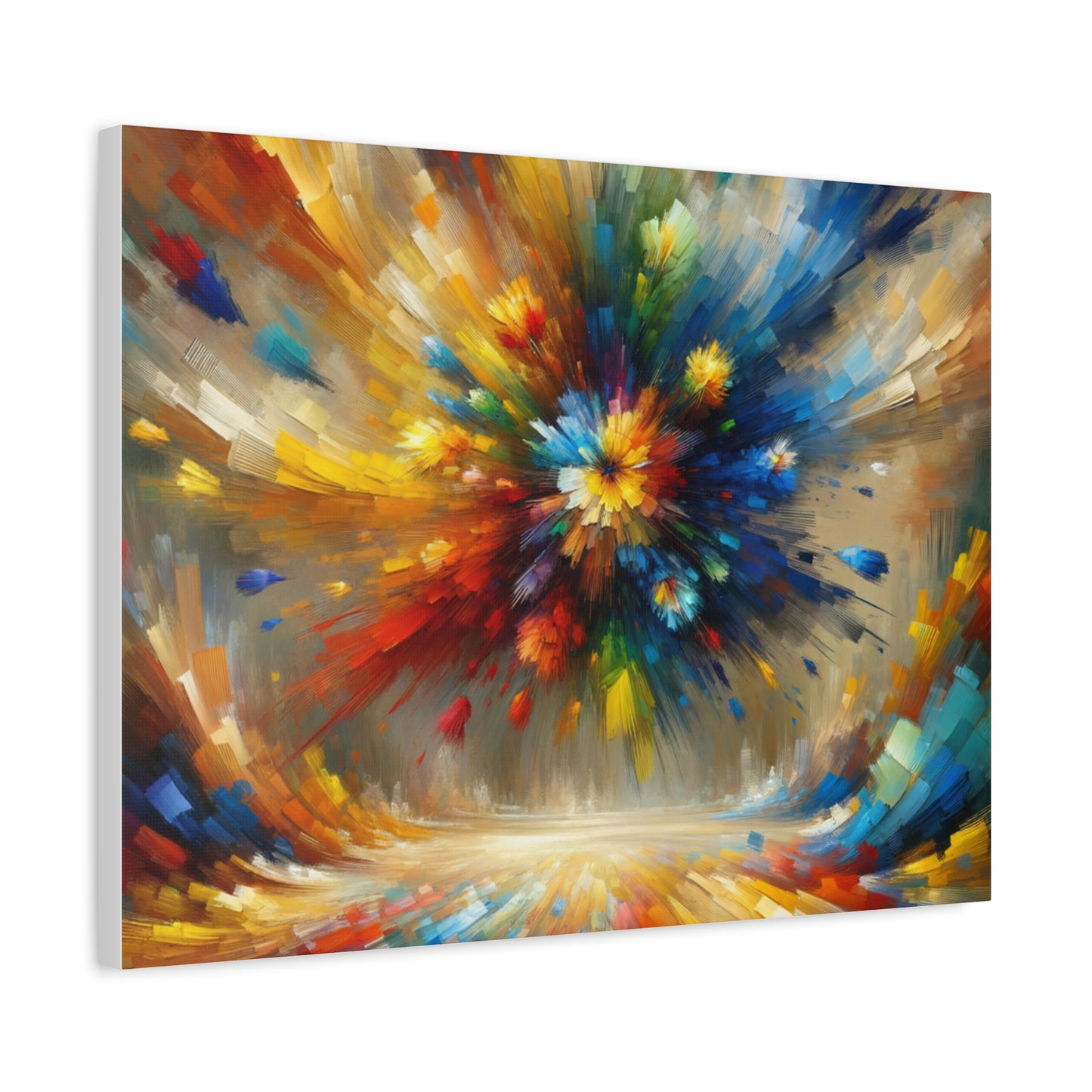 Abstract Burst of Colors - Matte Canvas, Stretched, 1.25"