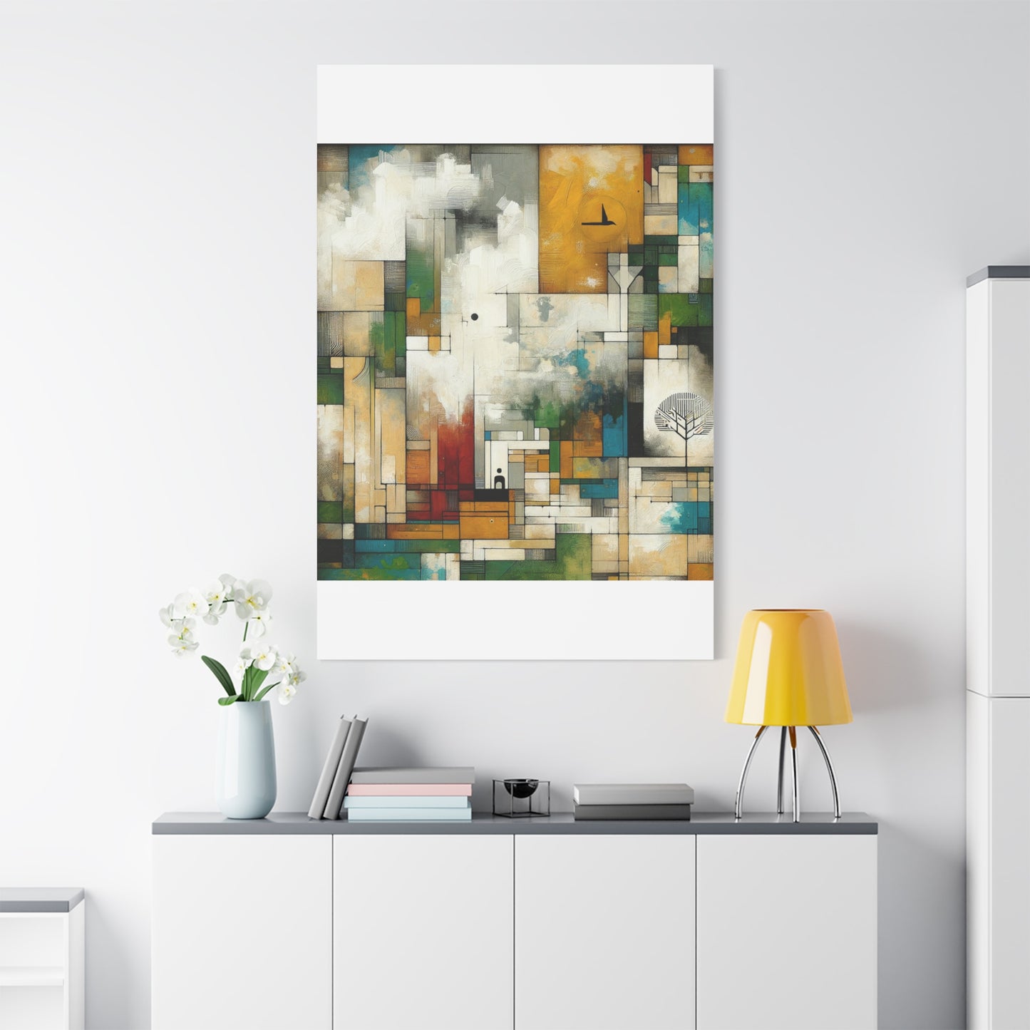 Abstract Geometric Art - Matte Canvas, Stretched, 1.25"