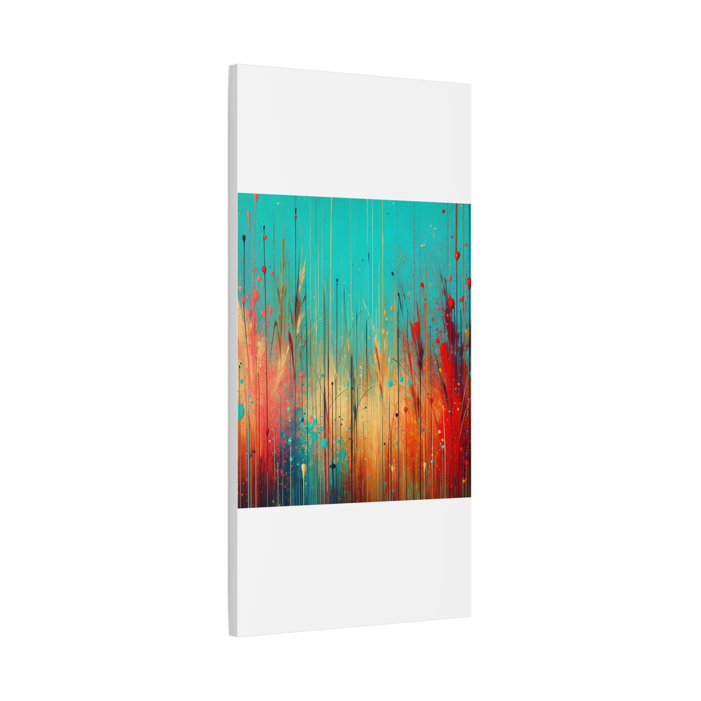 Vibrant Abstract Landscape - Matte Canvas, Stretched, 1.25"