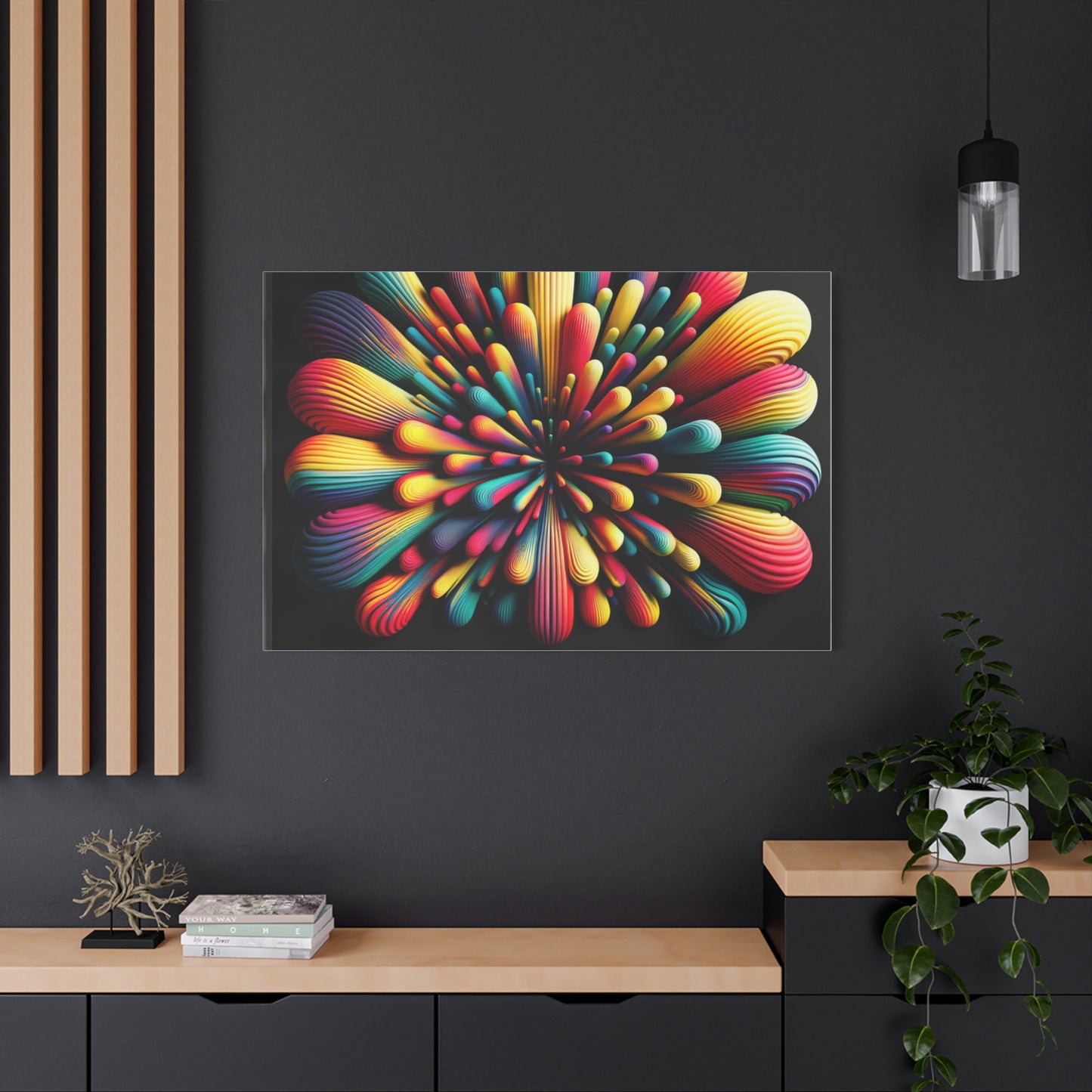 Vibrant Bloom - Matte Canvas, Stretched, 1.25"