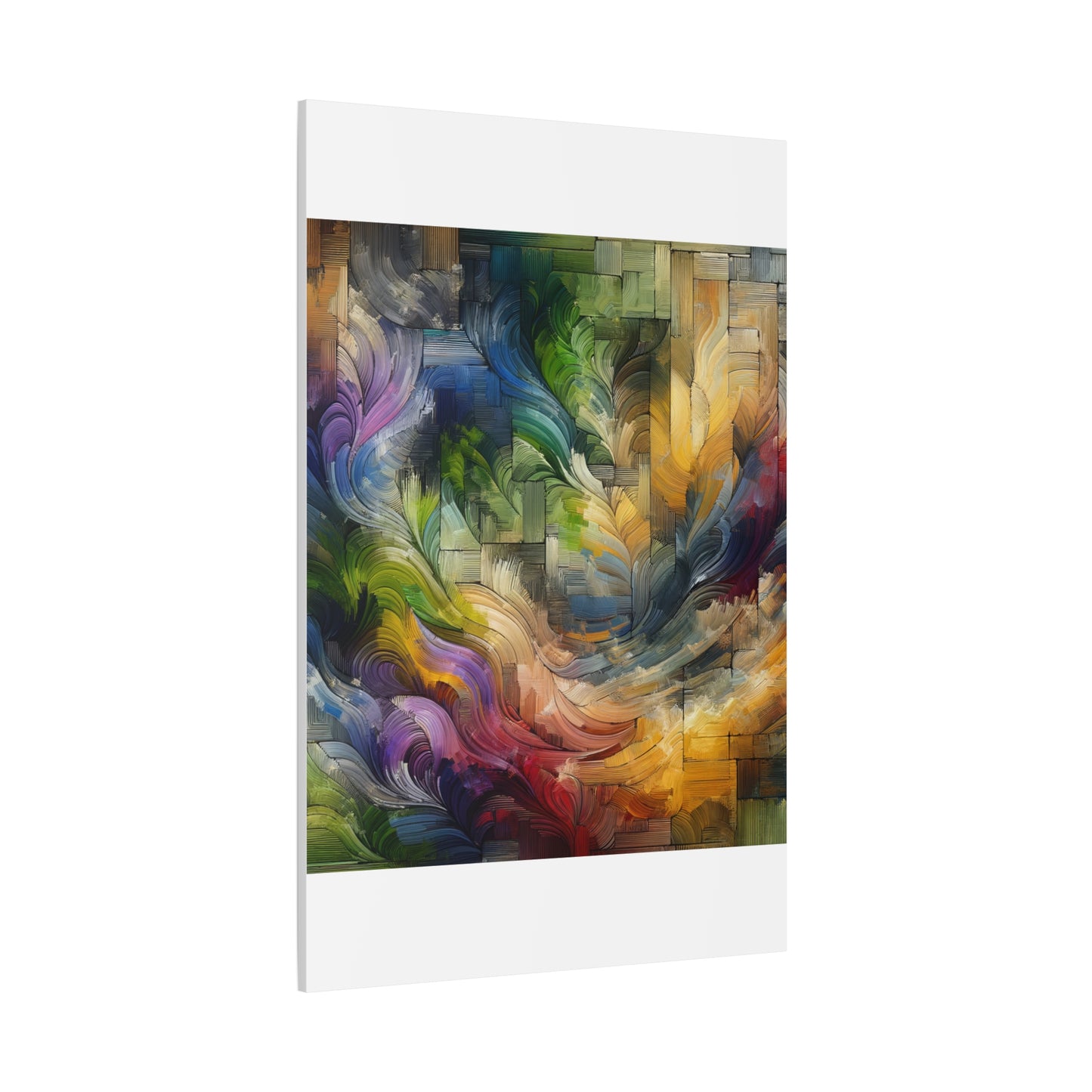 Colorful Abstract Swirls - Matte Canvas, Stretched, 1.25"