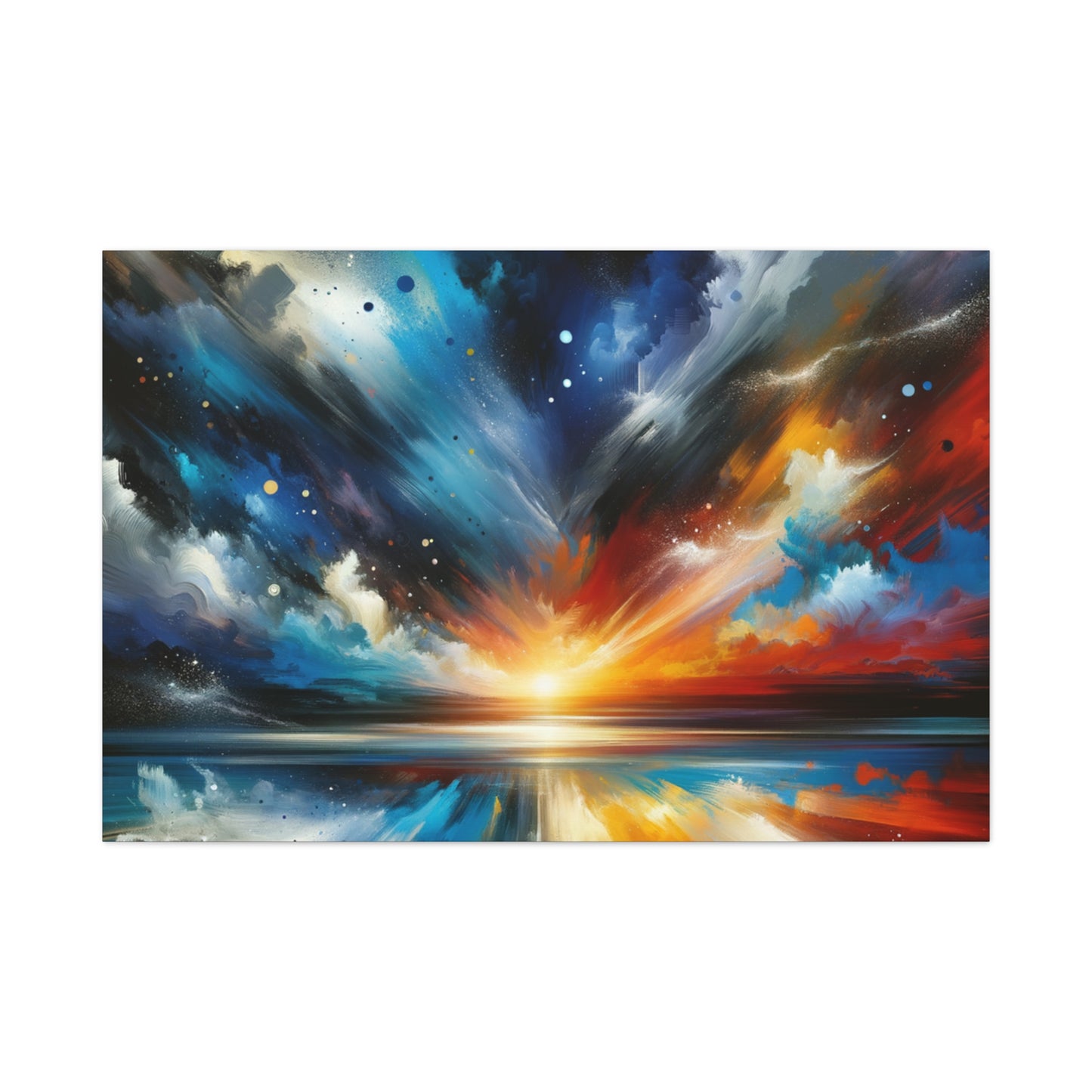 Vibrant Cosmic Sunrise - Matte Canvas, Stretched, 1.25"