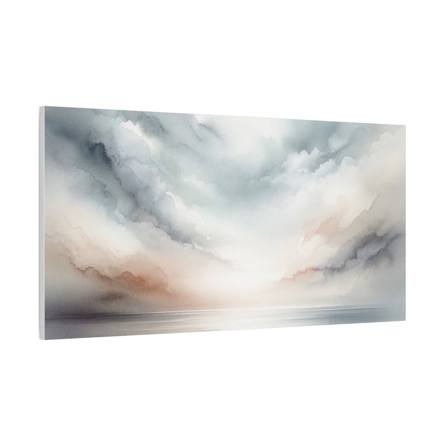 Matte Canvas, Stretched, 1.25" - Serene Watercolor Sky