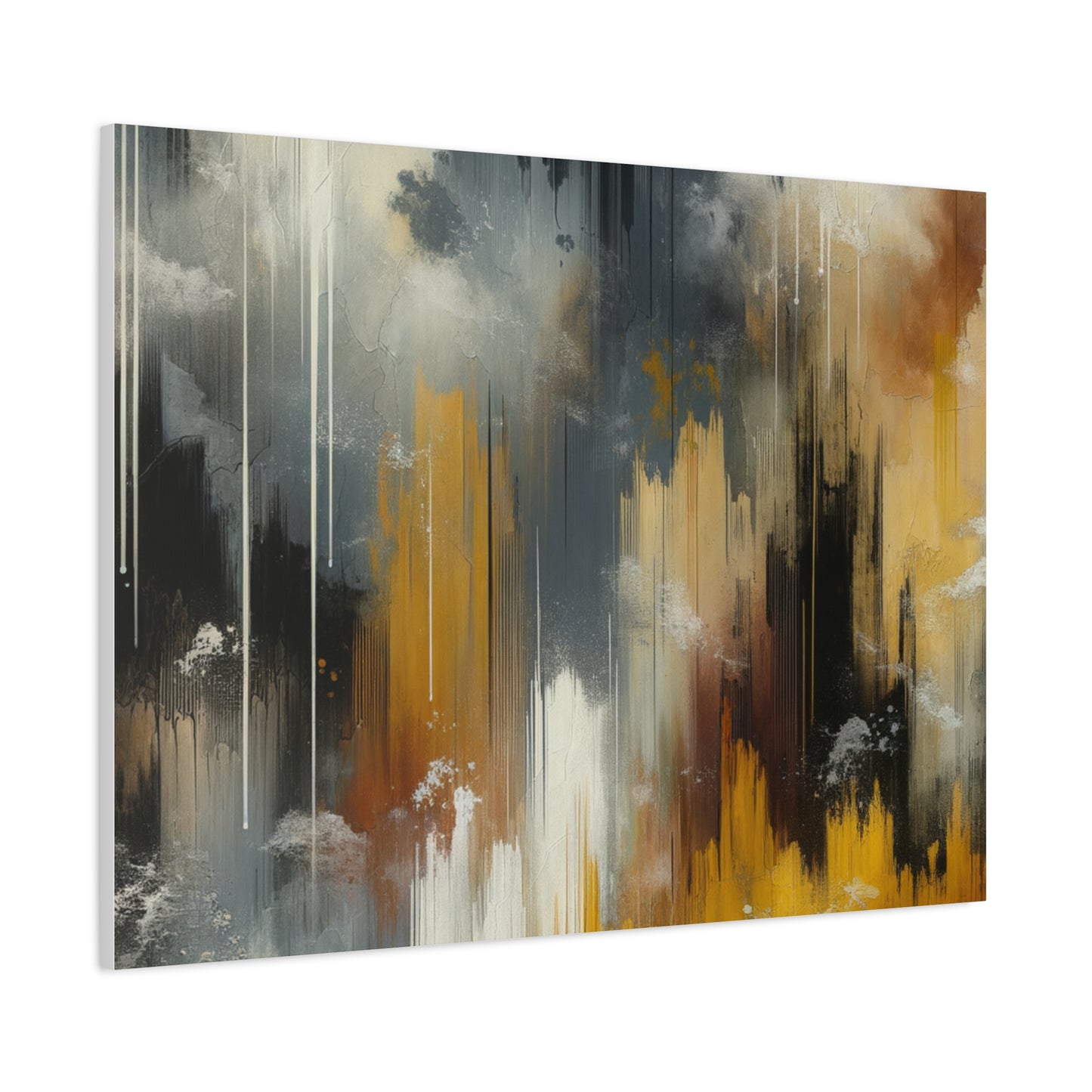 Abstract Drizzle - Matte Canvas, Stretched, 1.25"