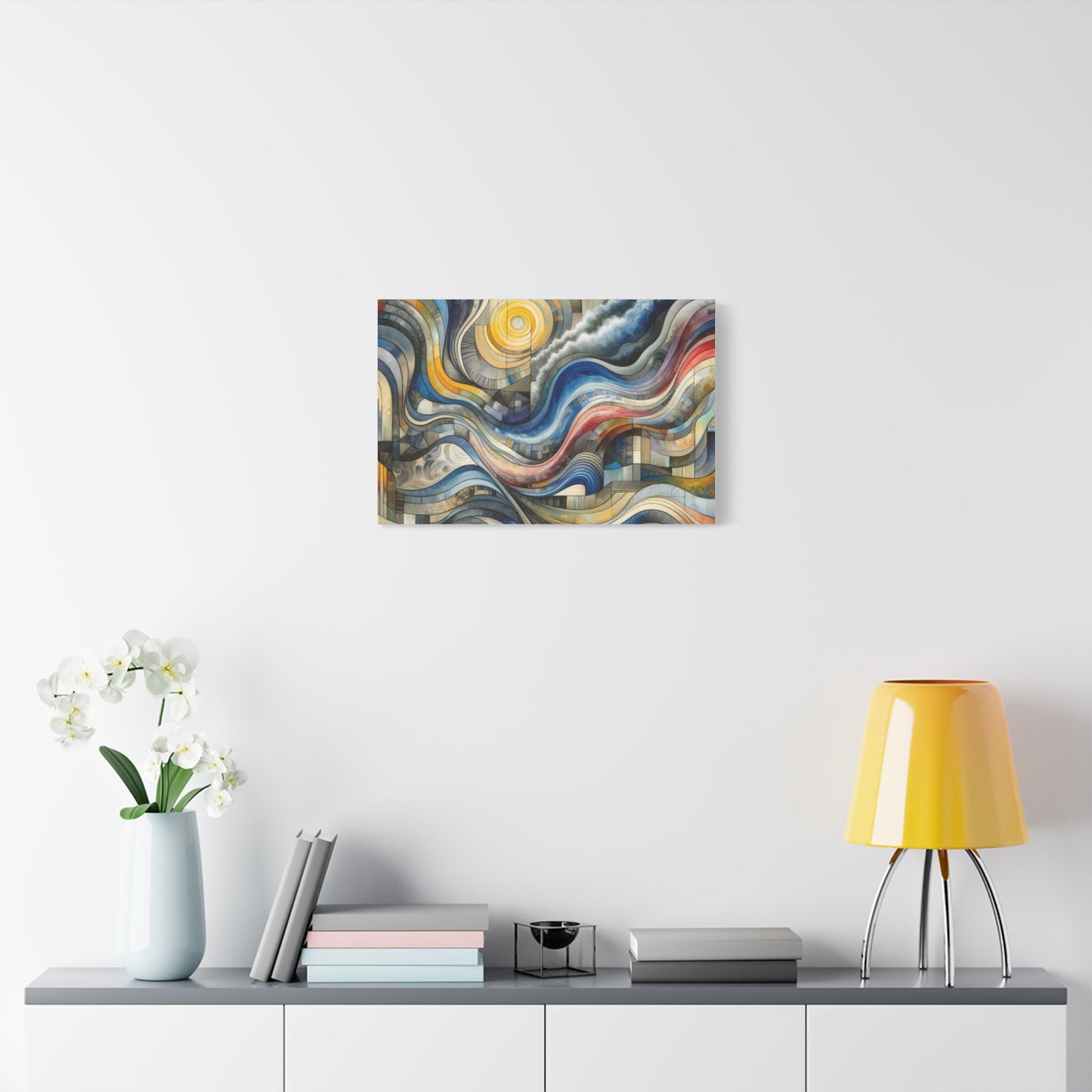 Abstract Waves - Matte Canvas, Stretched, 1.25"