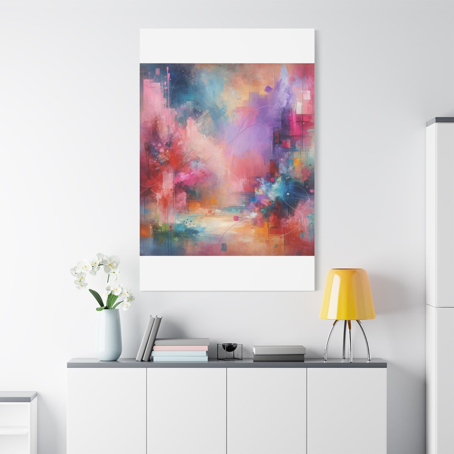 Abstract Color Symphony - Matte Canvas, Stretched, 1.25"