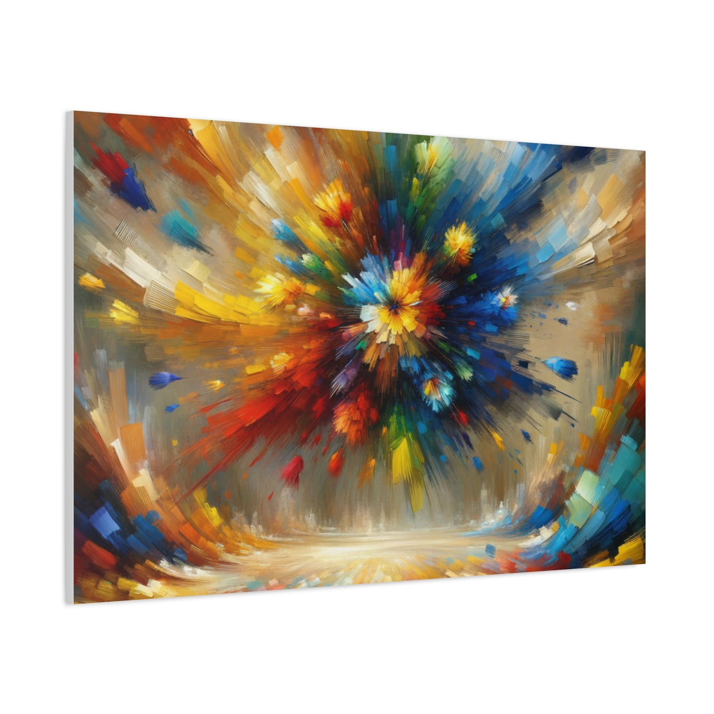 Abstract Burst of Colors - Matte Canvas, Stretched, 1.25"