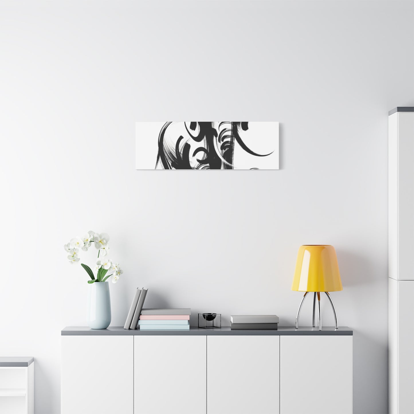 Elephant Ink Art - Matte Canvas, Stretched, 1.25"