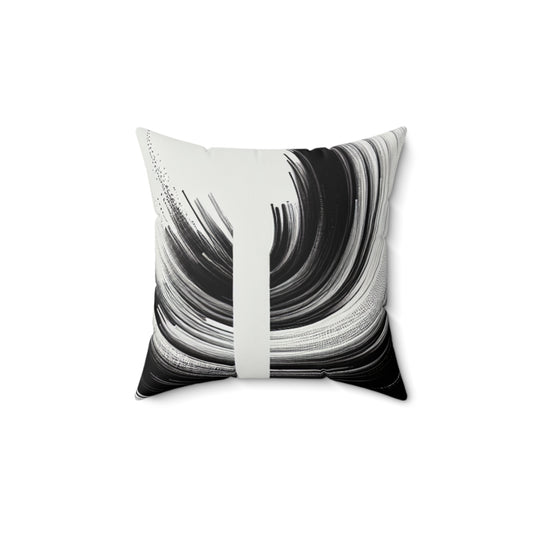 Abstract Swirl Design - Spun Polyester Square Pillow