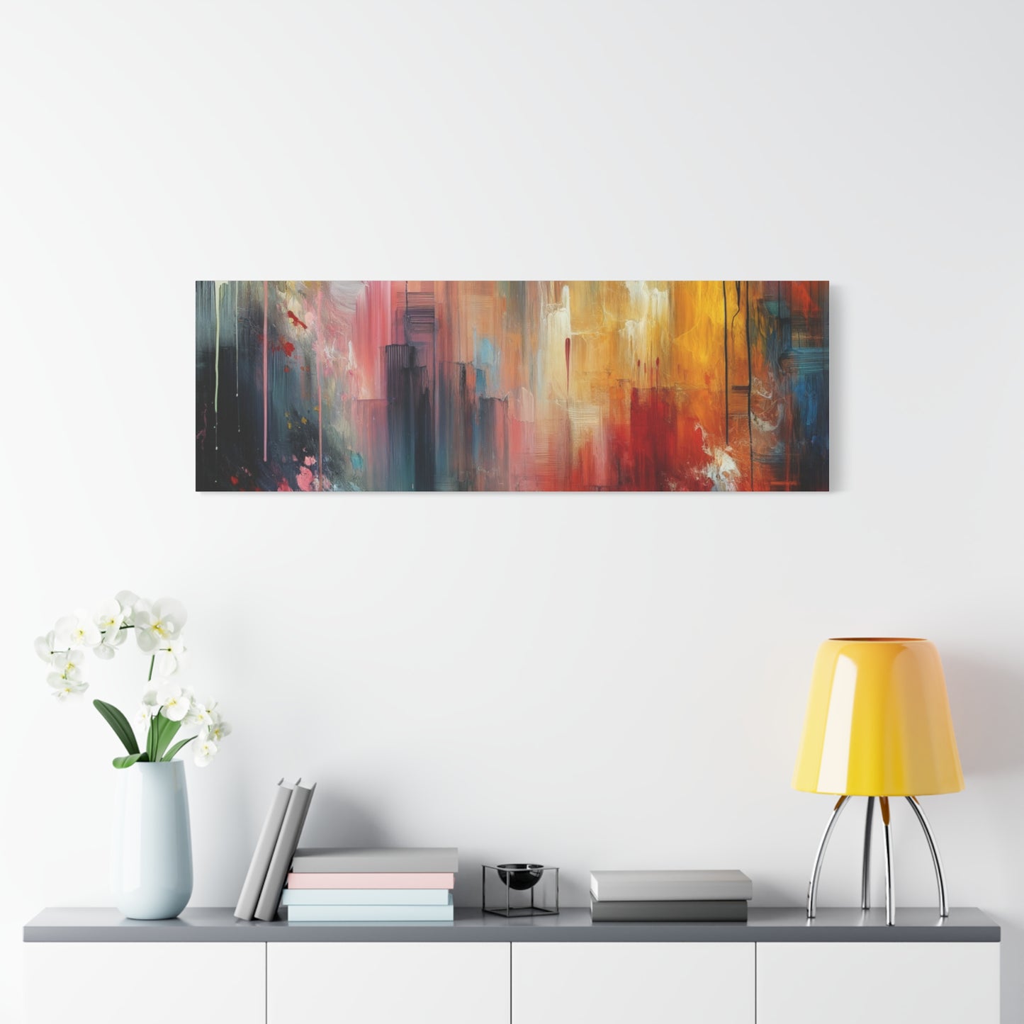 Abstract Brushstrokes - Matte Canvas, Stretched, 1.25"