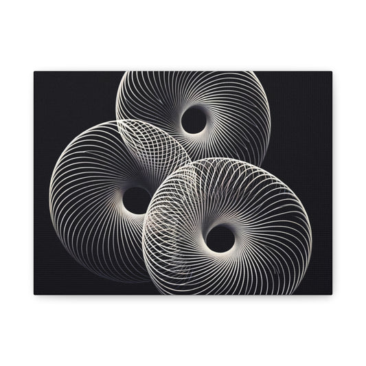 Abstract Spirals Matte Canvas, Stretched, 1.25"