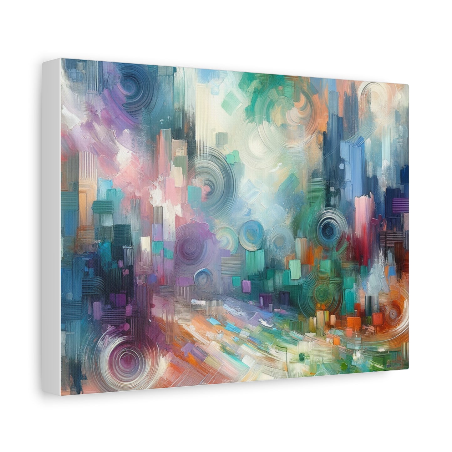 Abstract Color Symphony - Matte Canvas, Stretched, 1.25"