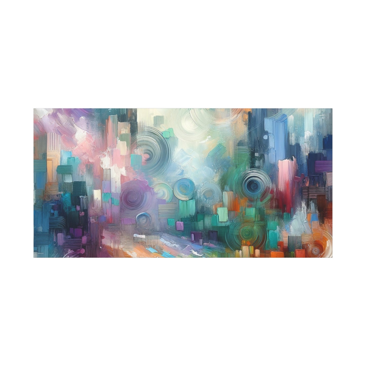 Abstract Color Symphony - Matte Canvas, Stretched, 1.25"