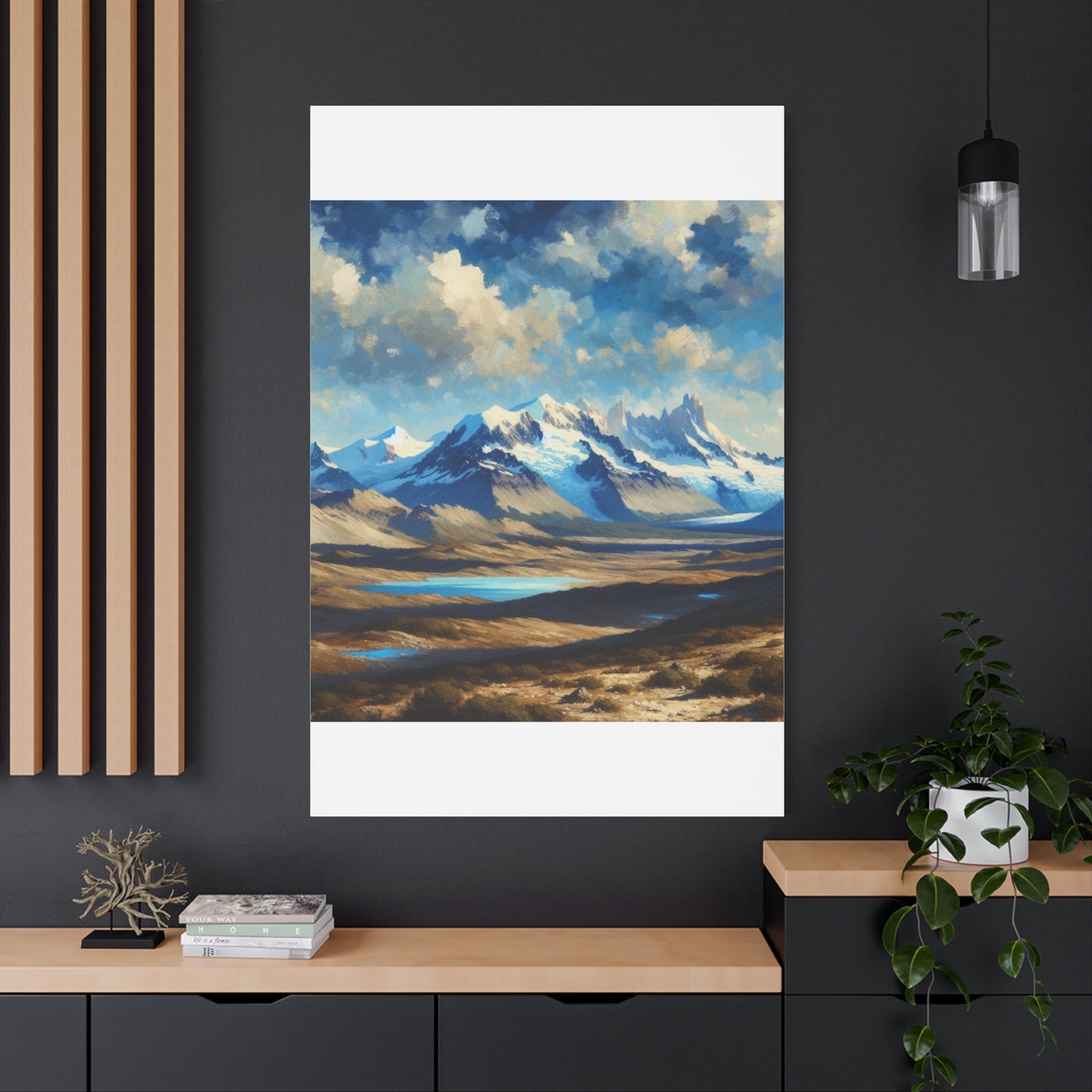 Mountain Landscape - Matte Canvas, Stretched, 1.25"