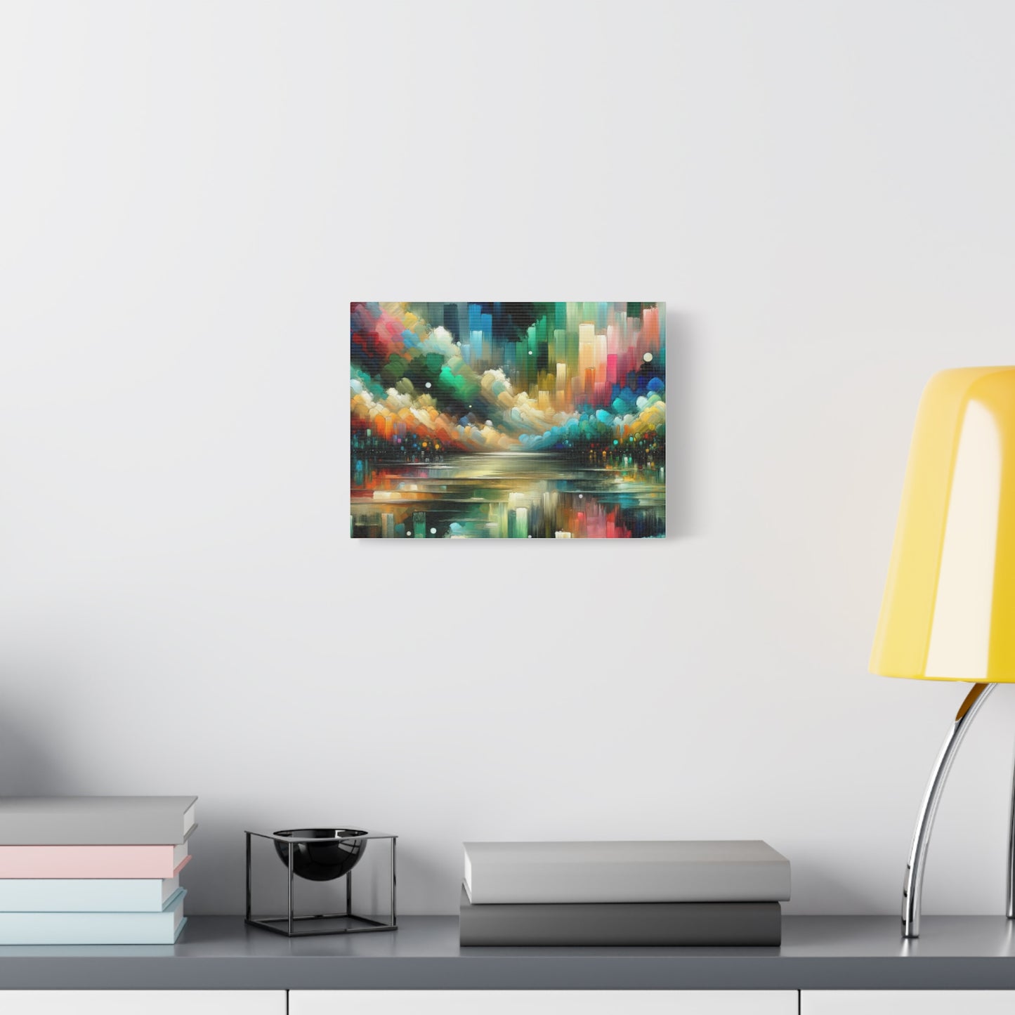 Colorful Abstract Skyline - Matte Canvas, Stretched, 1.25"