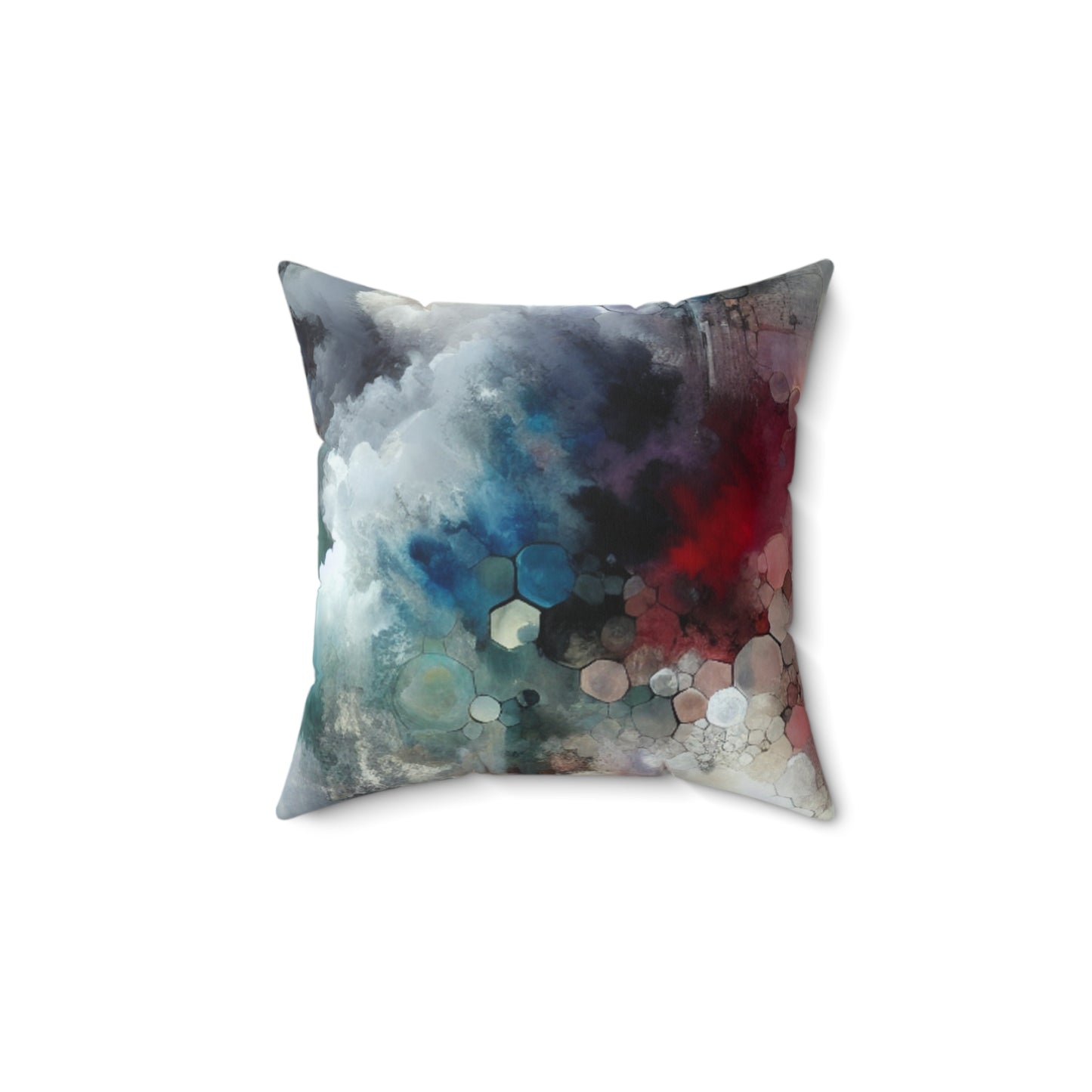 Abstract Cloudscape Spun Polyester Square Pillow