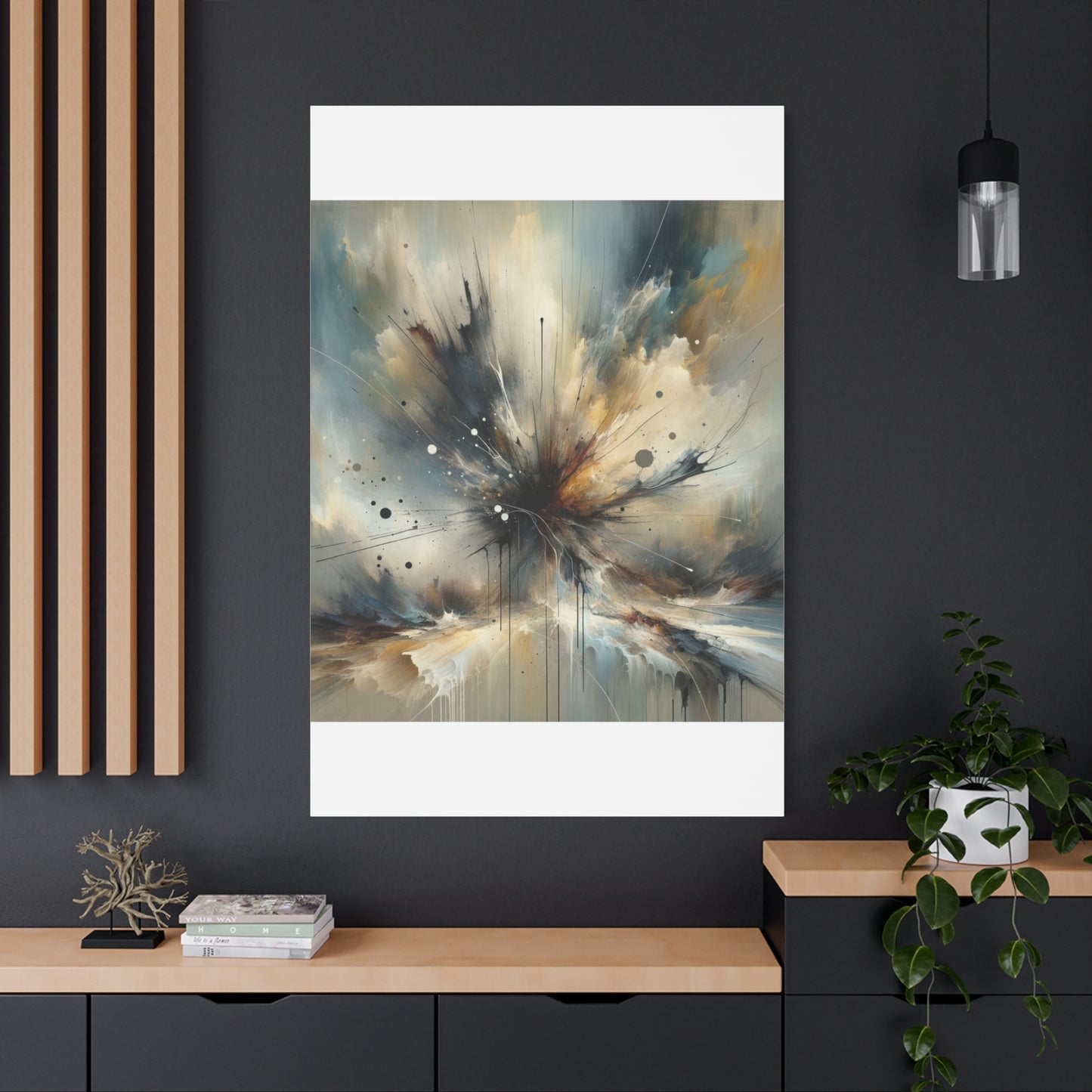 Abstract Explosion - Matte Canvas, Stretched, 1.25"