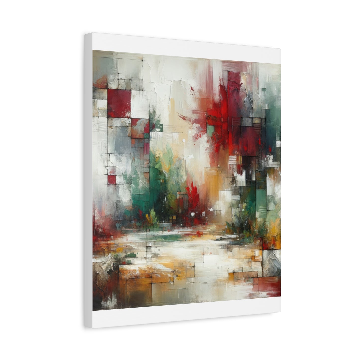 Abstract Geometric Landscape - Matte Canvas, Stretched, 1.25"