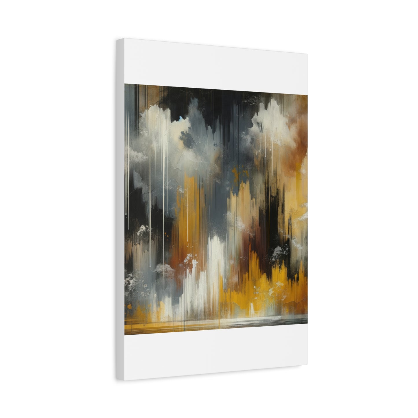 Abstract Drizzle - Matte Canvas, Stretched, 1.25"