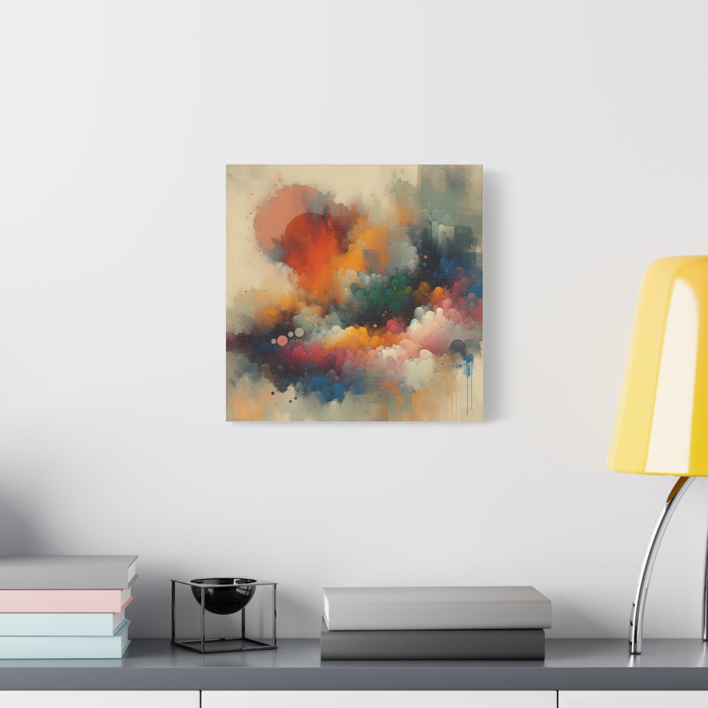 Colorful Abstract Clouds - Matte Canvas, Stretched, 1.25"