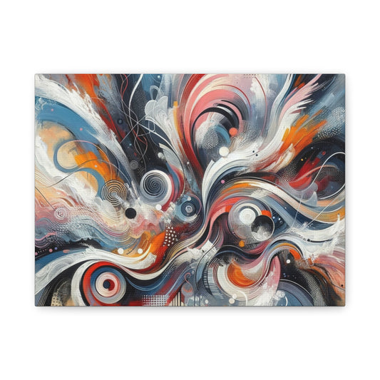 Abstract Swirl Matte Canvas, Stretched, 1.25"