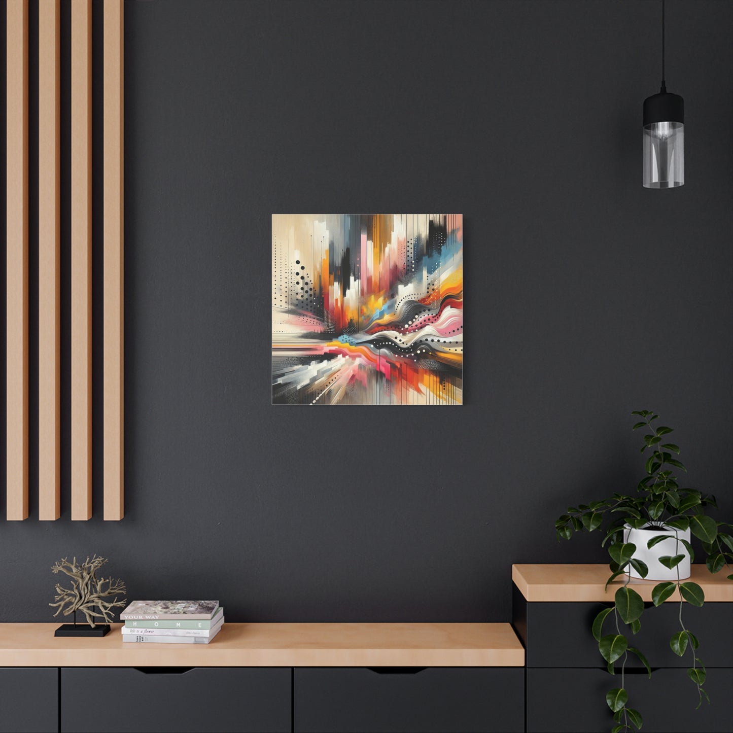 Abstract Color Symphony - Matte Canvas, Stretched, 1.25"