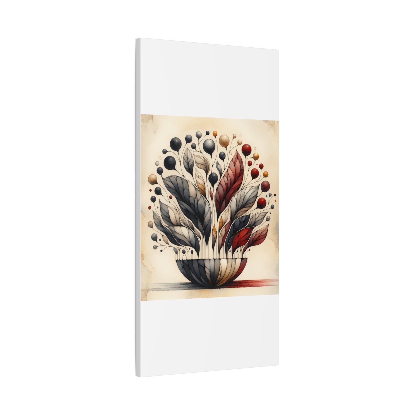 Abstract Floral Art - Matte Canvas, Stretched, 1.25"