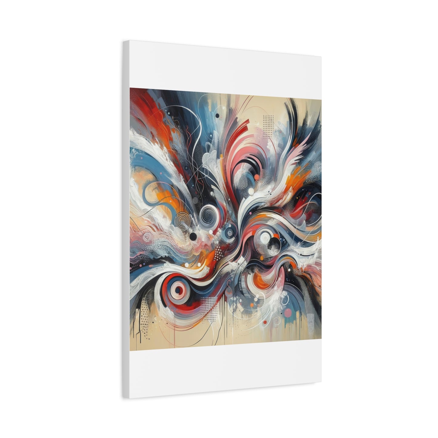 Abstract Swirl Matte Canvas, Stretched, 1.25"