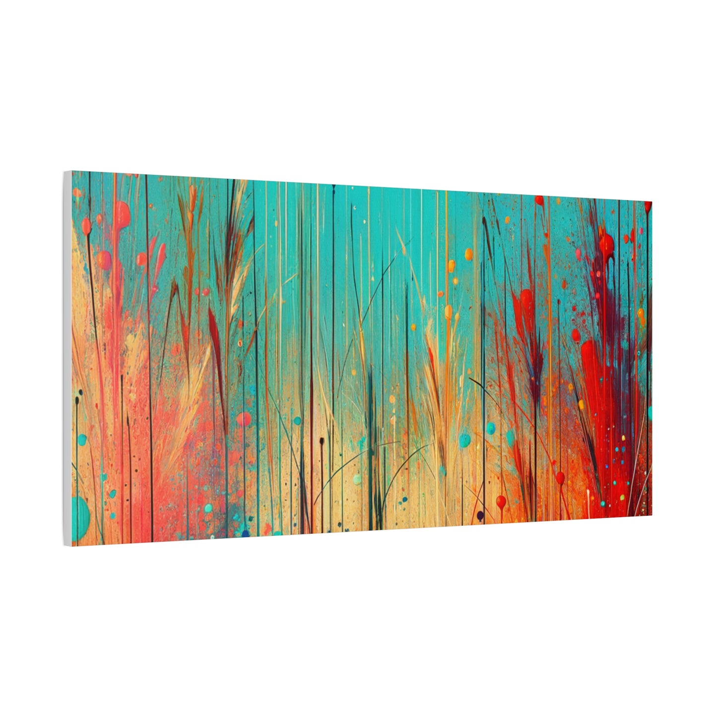 Vibrant Abstract Landscape - Matte Canvas, Stretched, 1.25"