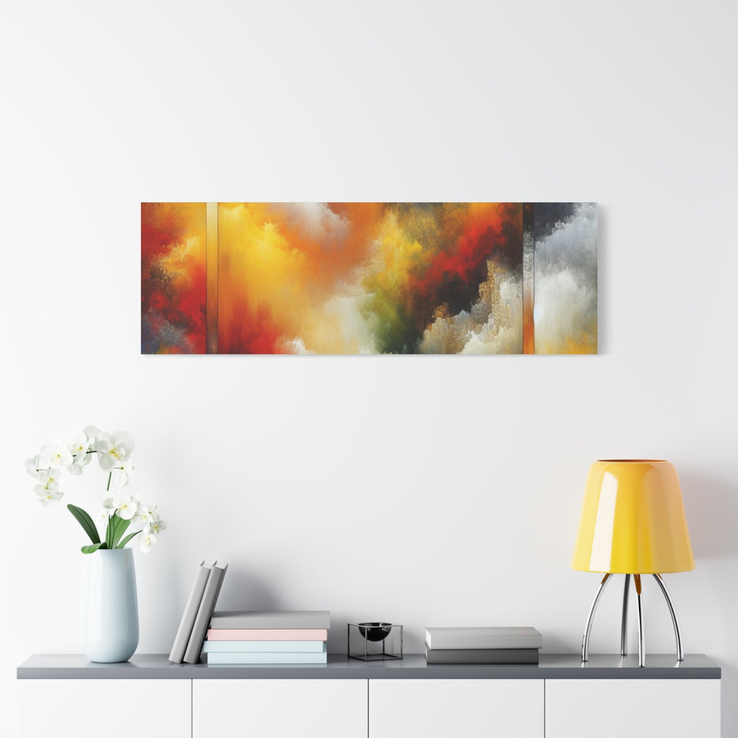 Abstract Colorful Clouds - Matte Canvas, Stretched, 1.25"