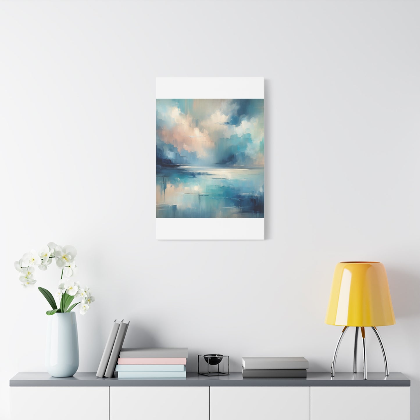 Abstract Sky Reflection - Matte Canvas, Stretched, 1.25"