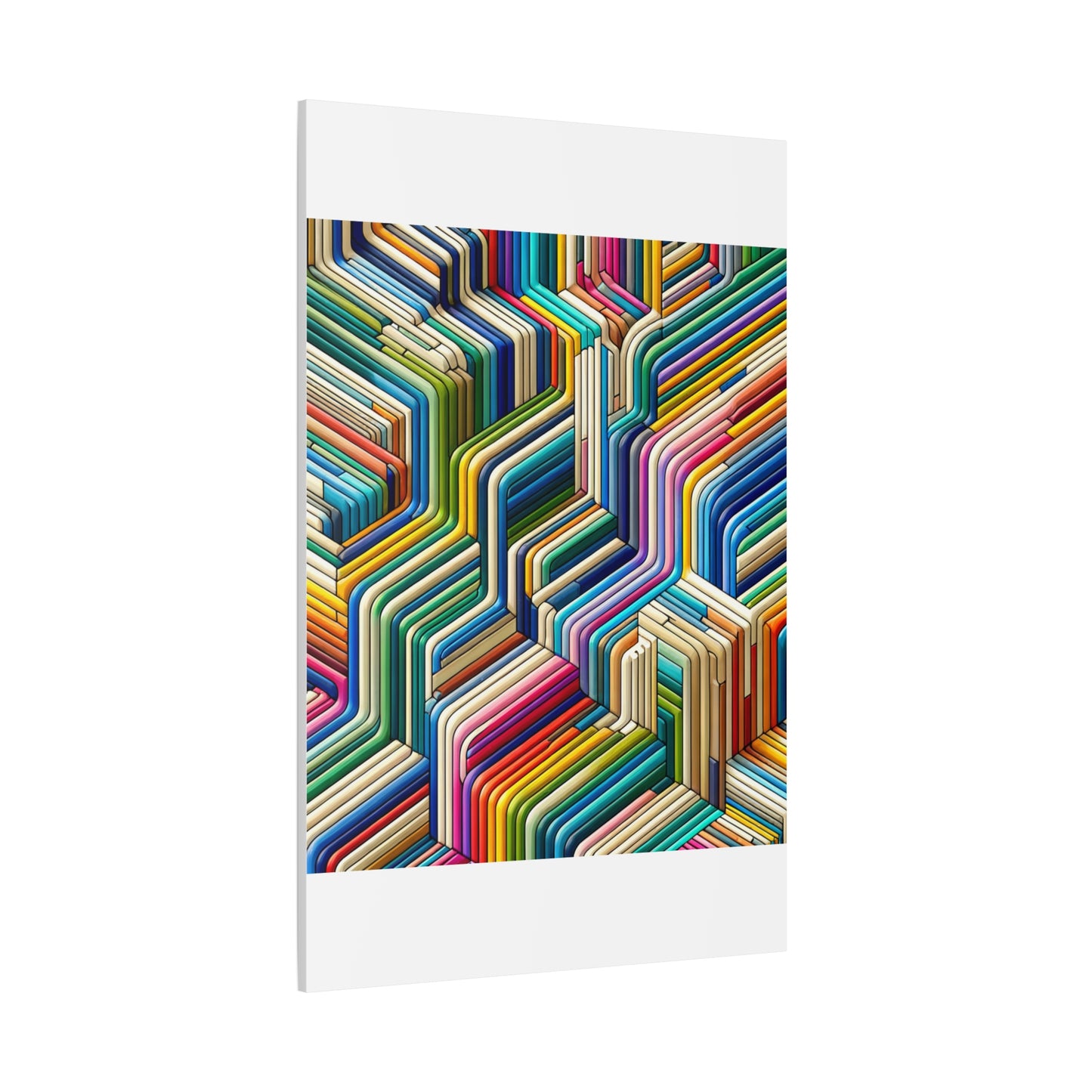 Colorful Geometric Pattern - Matte Canvas, Stretched, 1.25"