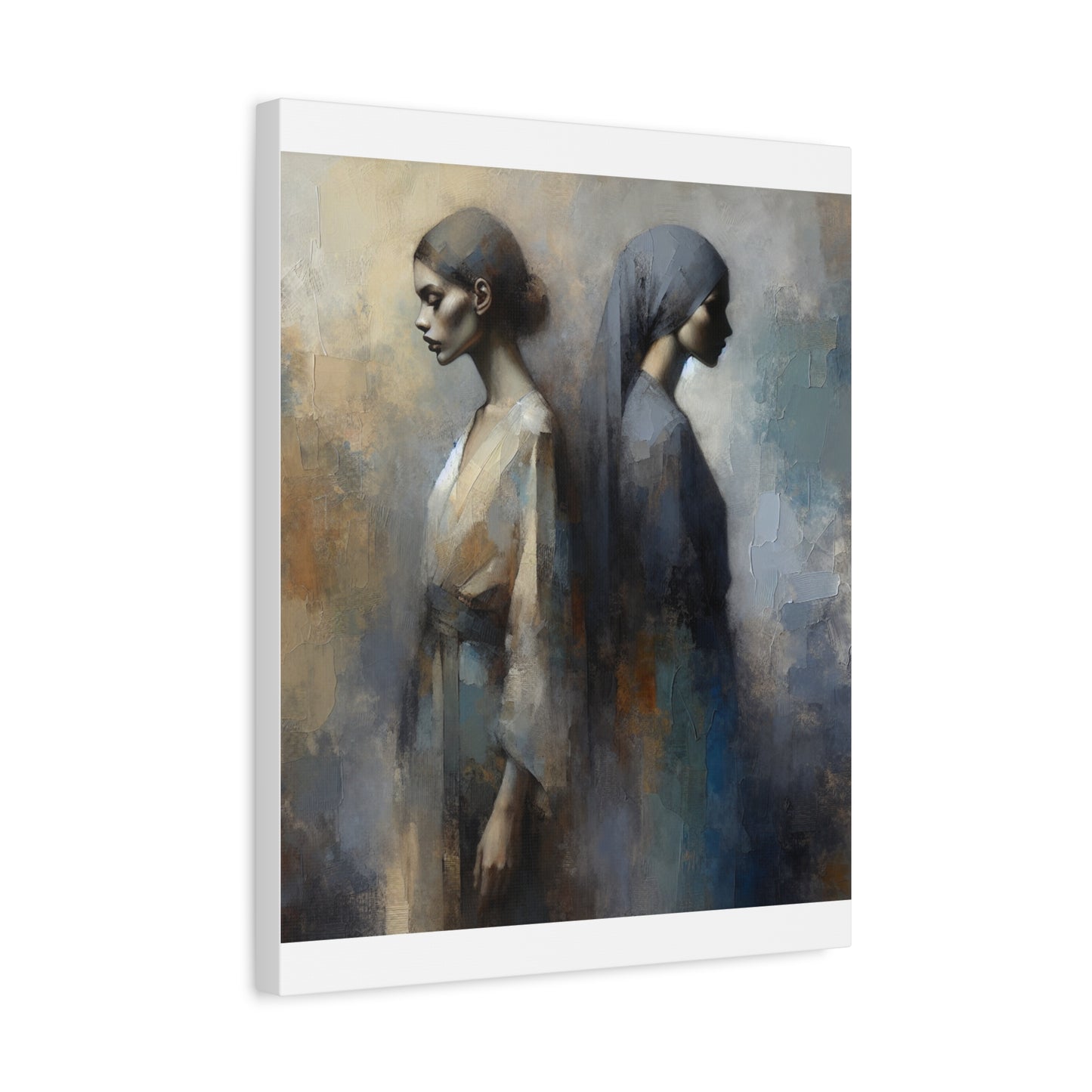 Matte Canvas, Stretched, 1.25" - Abstract Portraits in Contrast