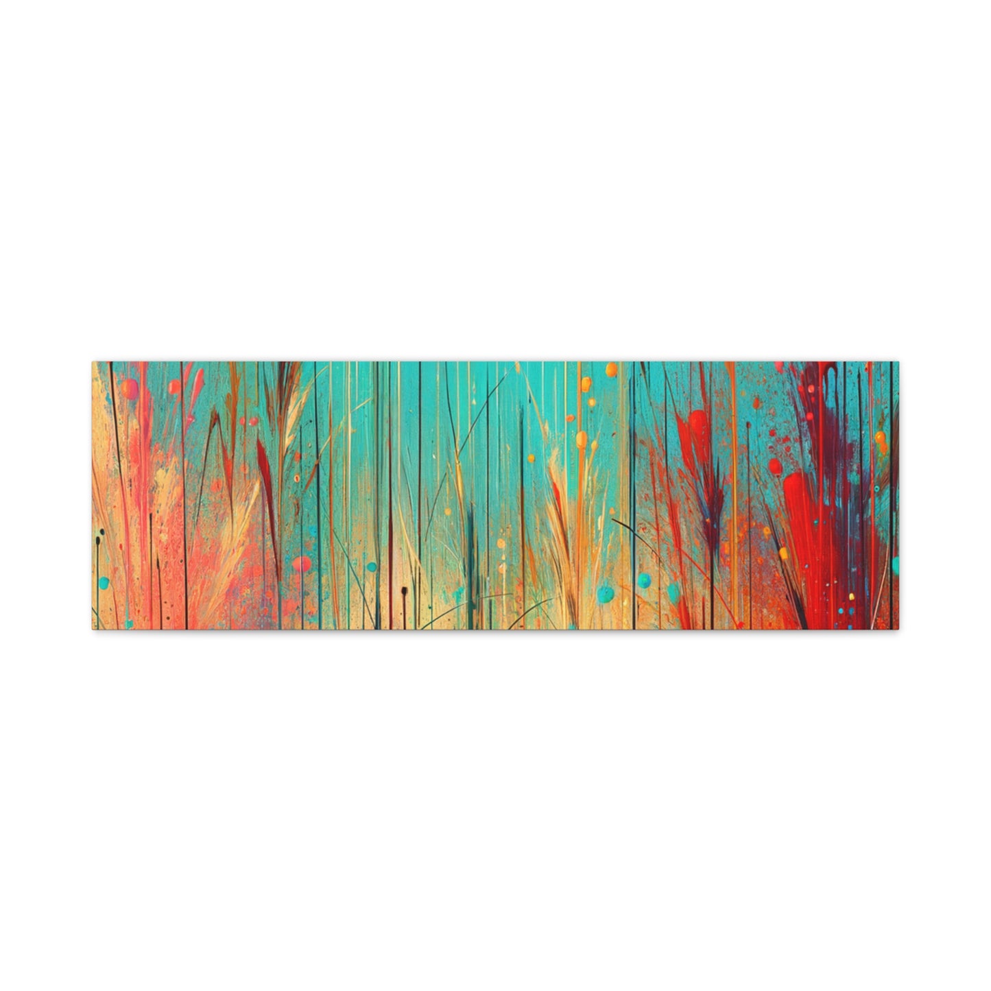 Vibrant Abstract Landscape - Matte Canvas, Stretched, 1.25"