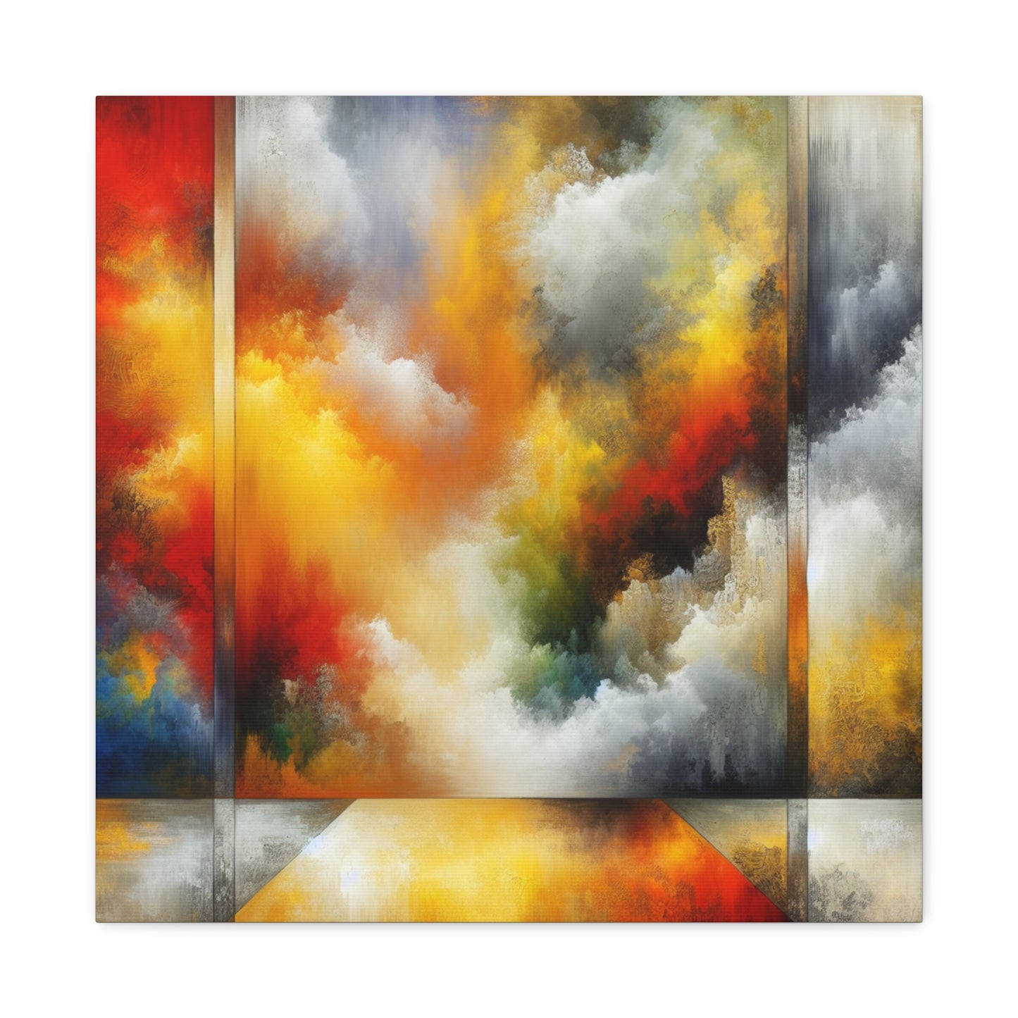 Abstract Colorful Clouds - Matte Canvas, Stretched, 1.25"