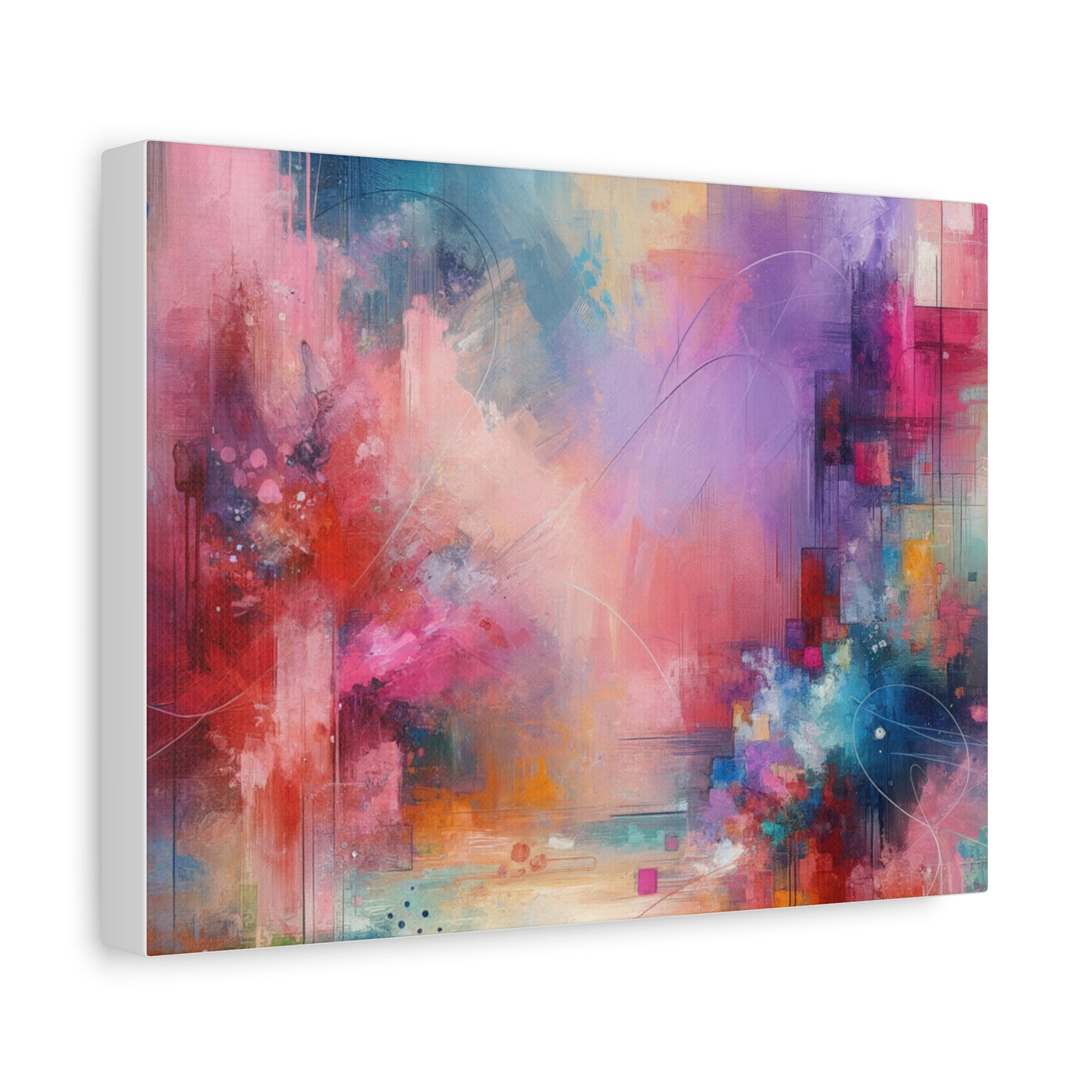 Abstract Color Symphony - Matte Canvas, Stretched, 1.25"