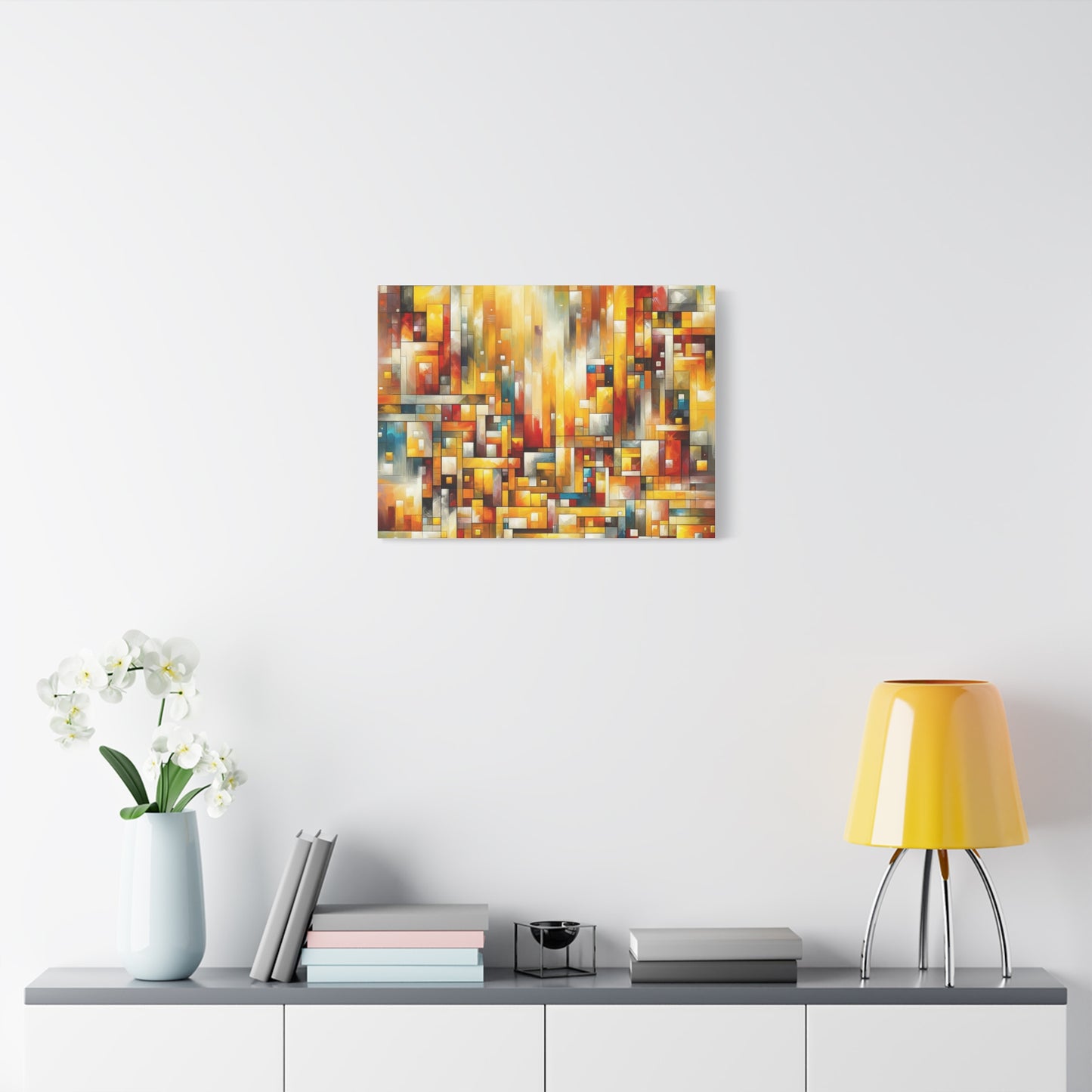 Abstract Geometric Burst - Matte Canvas, Stretched, 1.25"