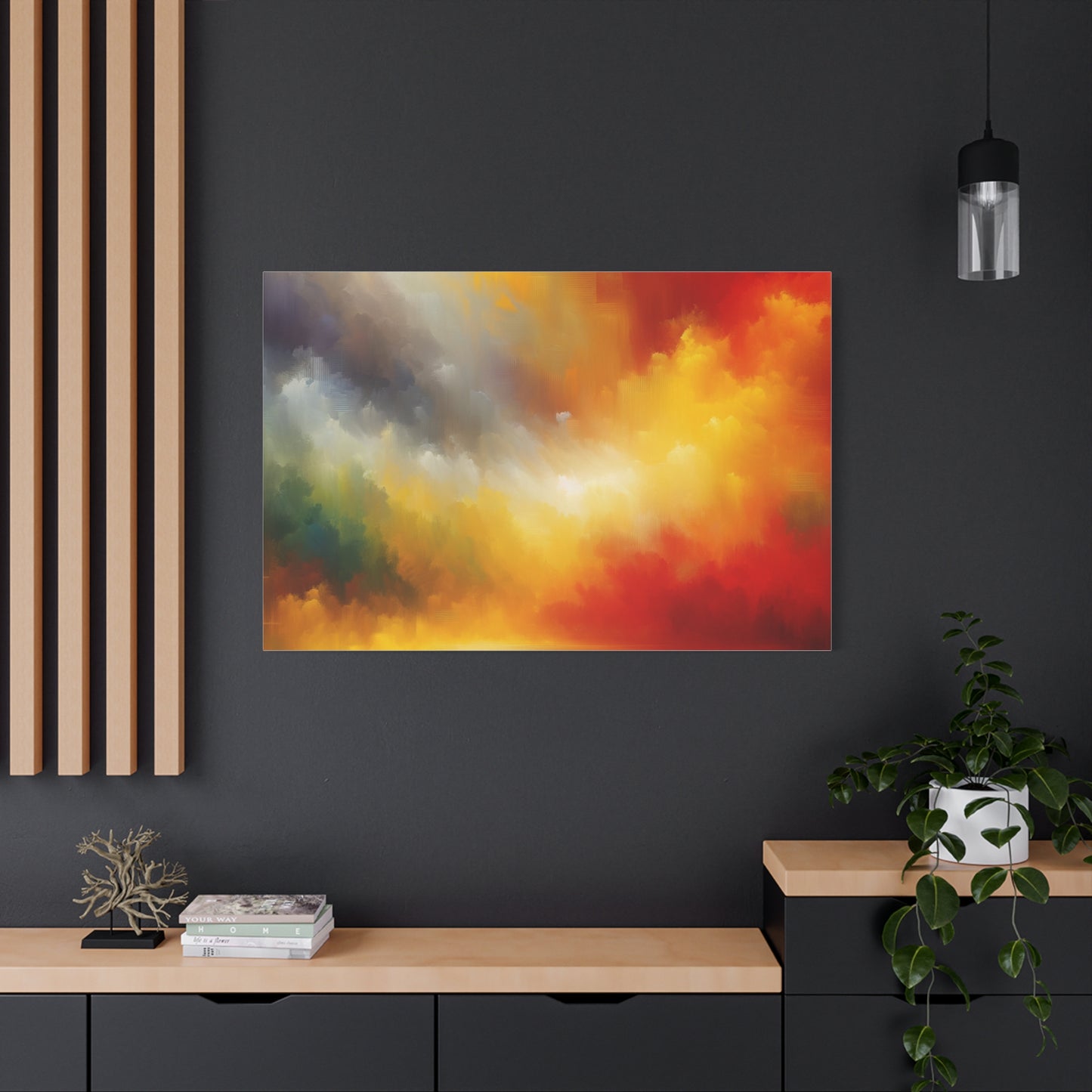 Vibrant Abstract Sky - Matte Canvas, Stretched, 1.25"