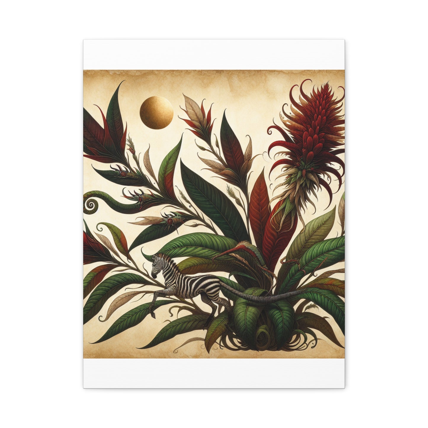 Exotic Zebra Fantasy - Matte Canvas, Stretched, 1.25"