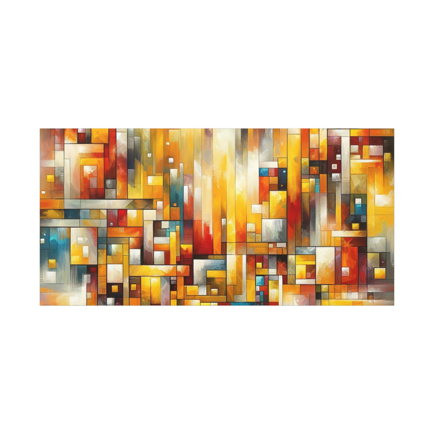 Abstract Geometric Burst - Matte Canvas, Stretched, 1.25"