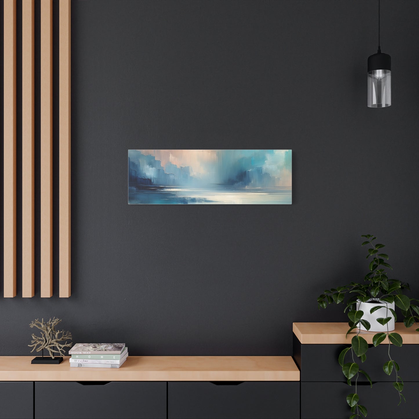 Abstract Sky Reflection - Matte Canvas, Stretched, 1.25"