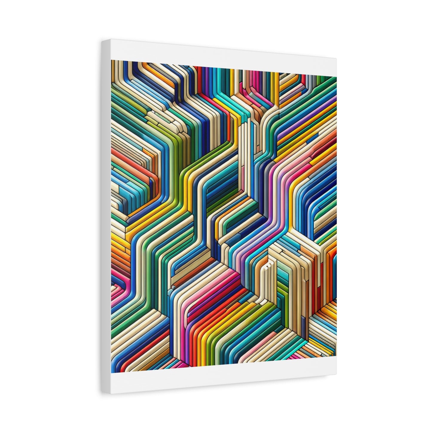 Colorful Geometric Pattern - Matte Canvas, Stretched, 1.25"