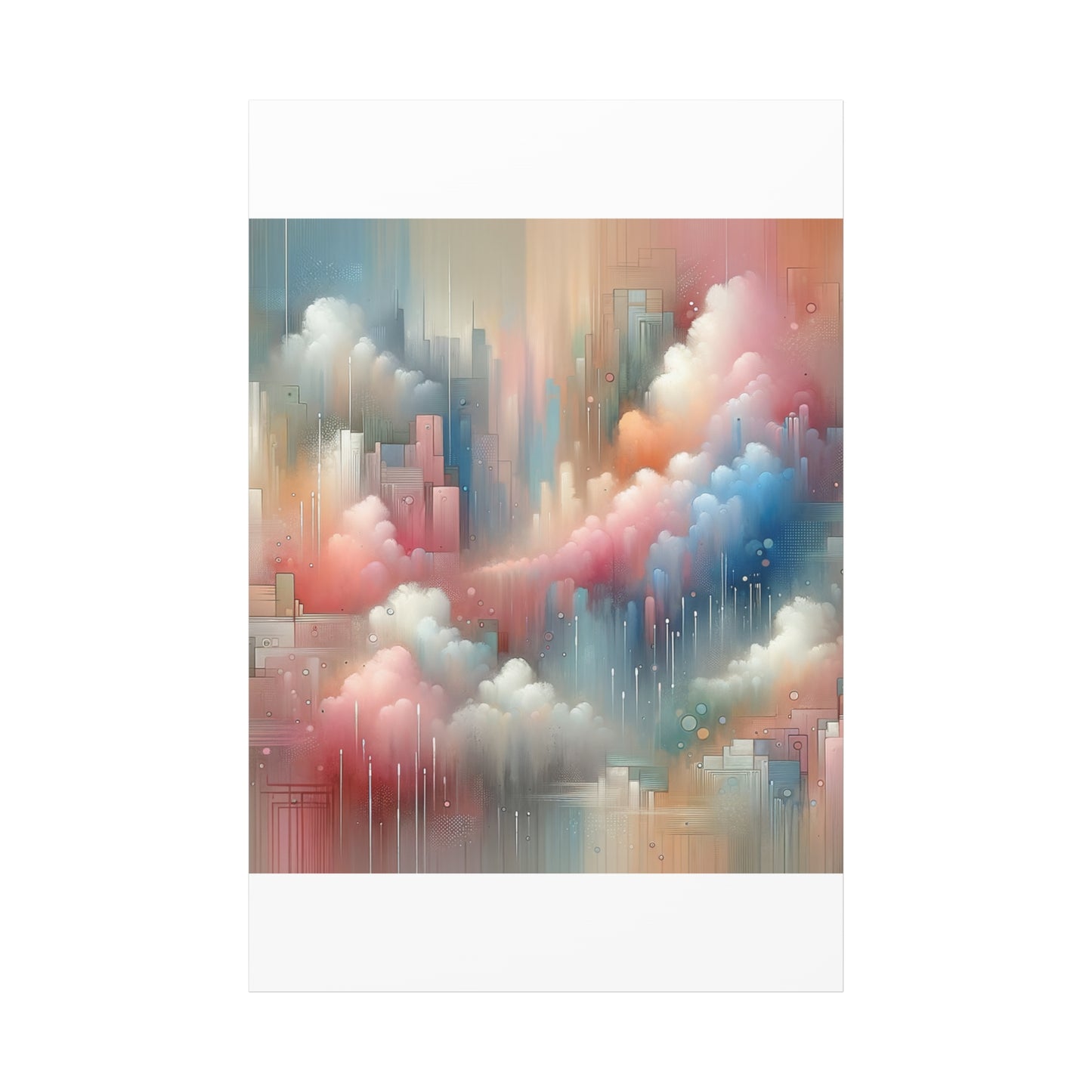 Abstract Cloudscape Matte Canvas, Stretched, 1.25"