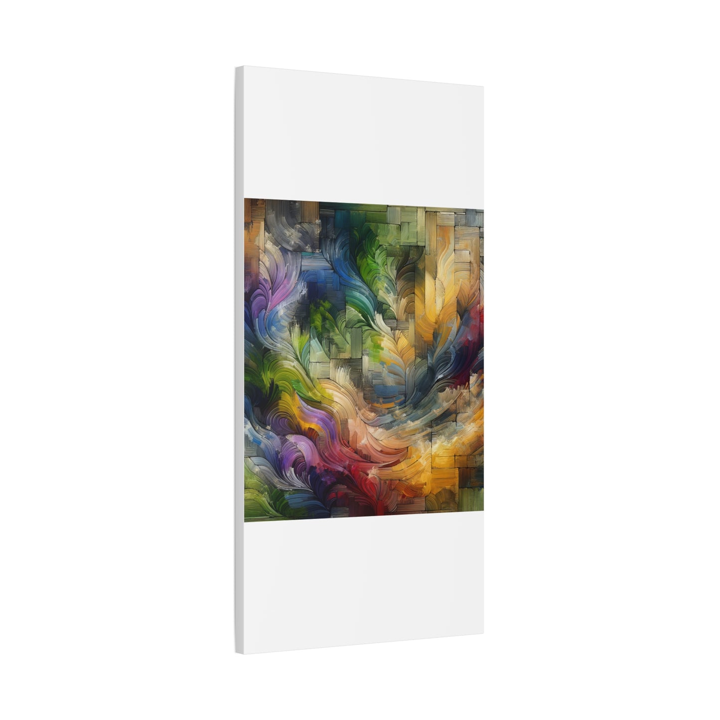 Colorful Abstract Swirls - Matte Canvas, Stretched, 1.25"