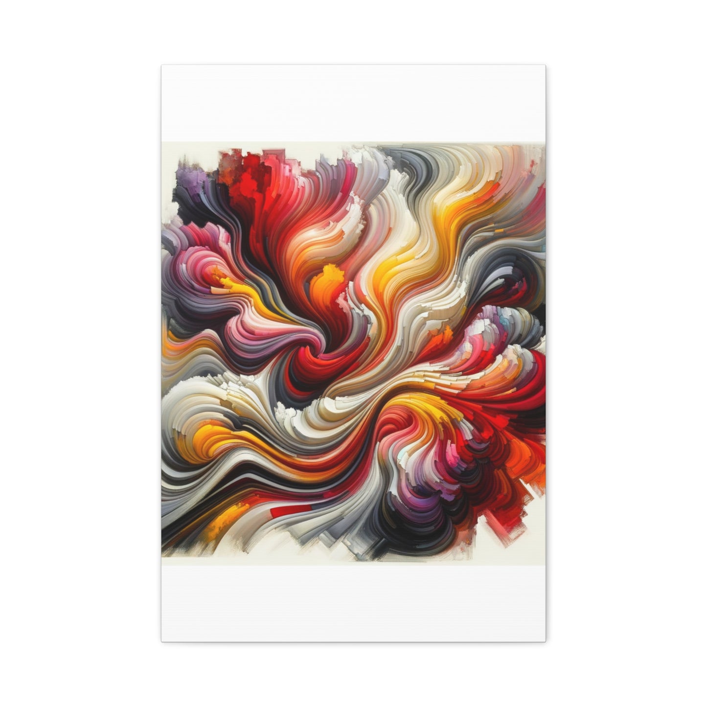 Vibrant Abstract Swirls - Matte Canvas, Stretched, 1.25"