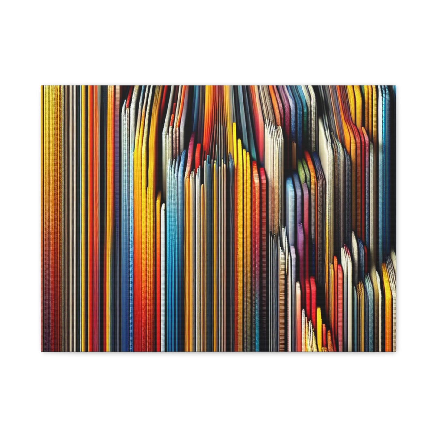 Vibrant Abstract Lines - Matte Canvas, Stretched, 1.25"